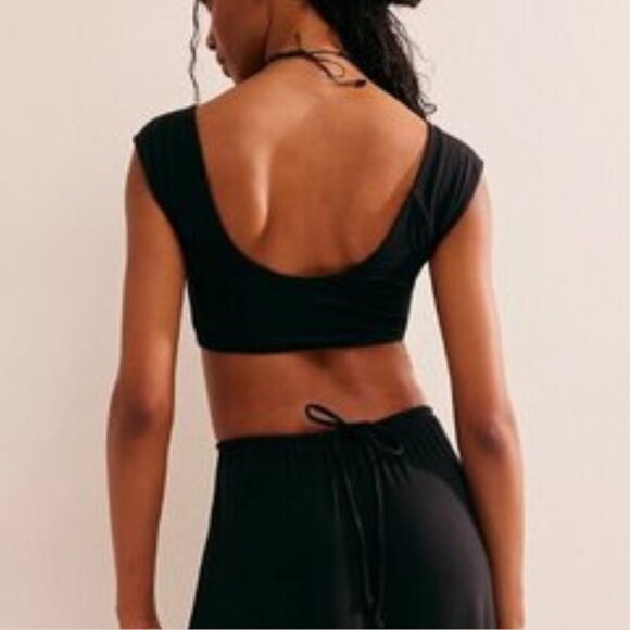 FREE PEOPLE Mariah One-Piece Jumpsuit | Black | Small | NWT - Picture 5 of 8